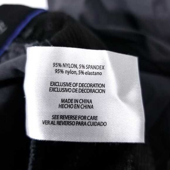 Eddie Bauer Navy Blue Straight Leg Nylon Active Tech Pants Mens 32 x 30 Gorpcore - Picture 6 of 6